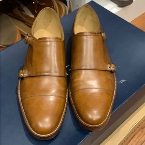 Cole haan brown leather dress shoes